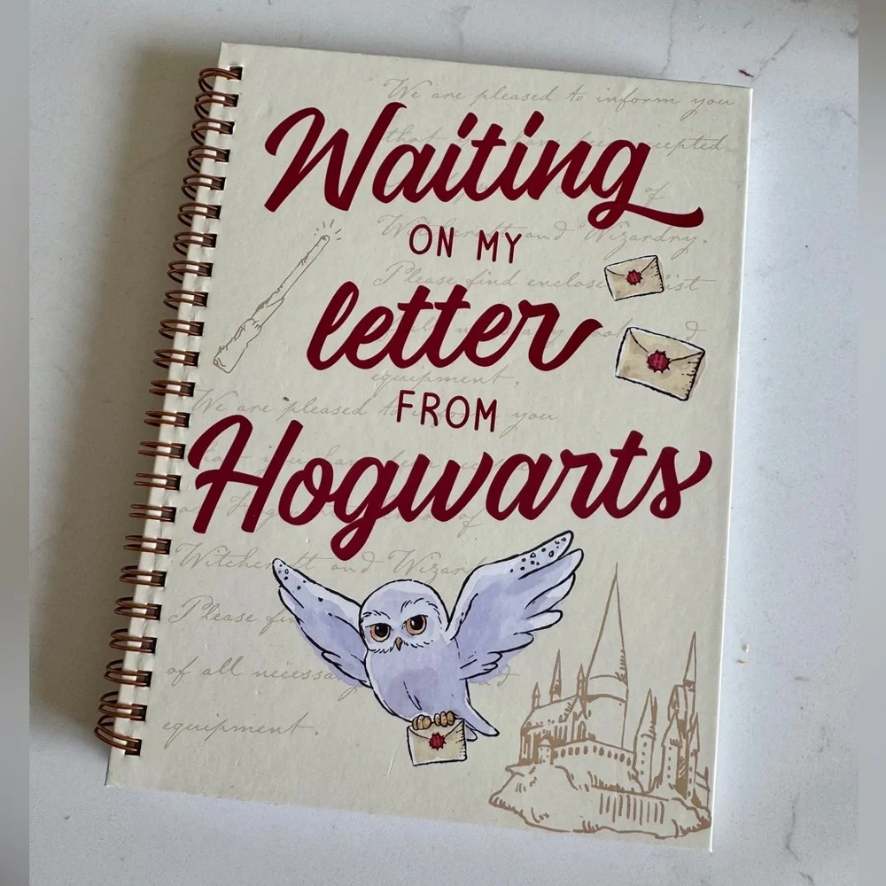NWOT Hogwarts Themed Spiral Notebook/Journal